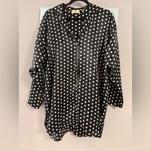 Victoria Secret Gold Label Polka Dot Night Gown